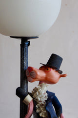 1960's ITALIAN LINEO ZERO PINK PANTHER LAMPS