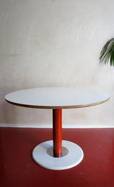 SWEDISH POST MODERN DINING TABLE AND CHAIRS