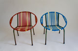 RED & BLUE CHILDRENS BUCKET CHAIRS