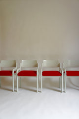 6 FLAMINGO CHAIRS BY EERO AARNIO FOR ASKO