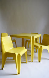 BOFINGER DINING SET DESIGNED BY HELMUT BATZNER