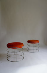 WIRE STOOLS AFTER VERNER PANTON