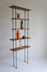 SALVAGED INDUSTRIAL SHELVING