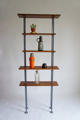 SALVAGED INDUSTRIAL SHELVING