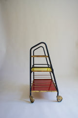 RED & YELLOW DRINKS TROLLEY