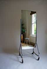 LARGE 1960'S SHOP FITTING CHEVAL MIRROR