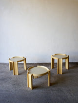 1960'S KARTELL NESTING TABLE SET BY GIOTTO STOPPINO