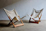 1960's Safari Chairs By Hyllinge, Denmark