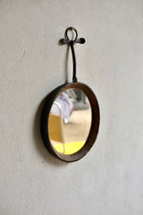 French Ceramic Wall Mirror