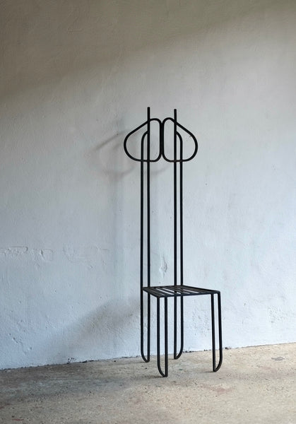 Artisanal Metal High Back Chair