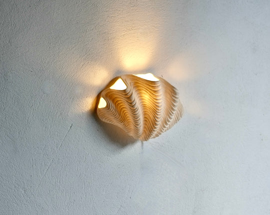 Ceramic Shell Wall Lamp