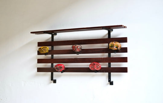 Ceramic Face Coat Rack