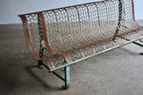 French Midcentury Metal Bench