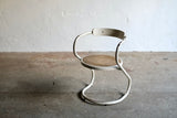 Modernist Tubular Cane Chair