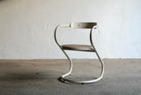 Modernist Tubular Cane Chair