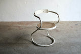 Modernist Tubular Cane Chair