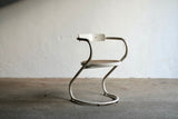 Modernist Tubular Cane Chair