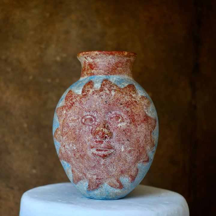 Sun & Moon Ceramic Vase