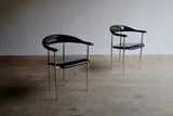 PAIR OF P40 CHAIRS BY GIANCARLO VEGNI
