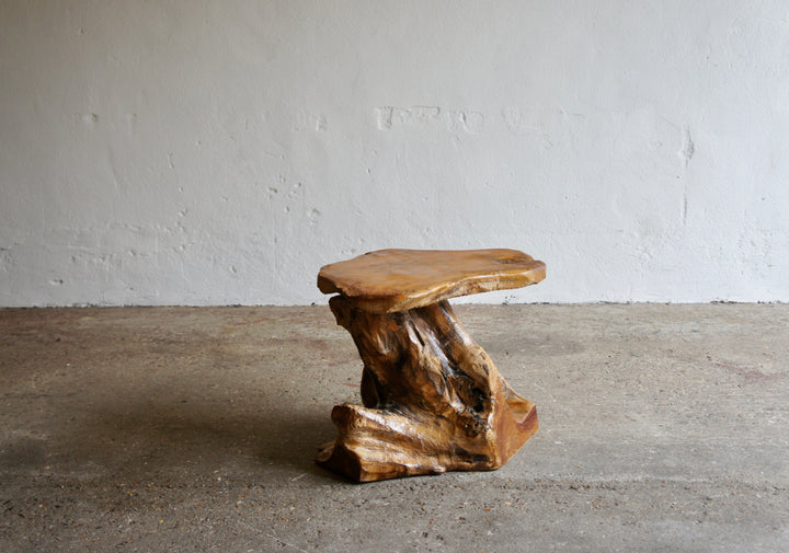 TREE TRUNK SIDE TABLE