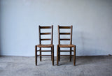PAIR OF 1950'S CHARLOTTE PERRIAND NUMBER 19 CHAIRS
