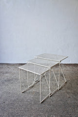 NESTING SIDE TABLES BY MATTHIEU MATEGOT