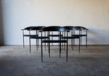 6 P40 CHAIRS BY GIANCARLO VEGNI FOR FASEM