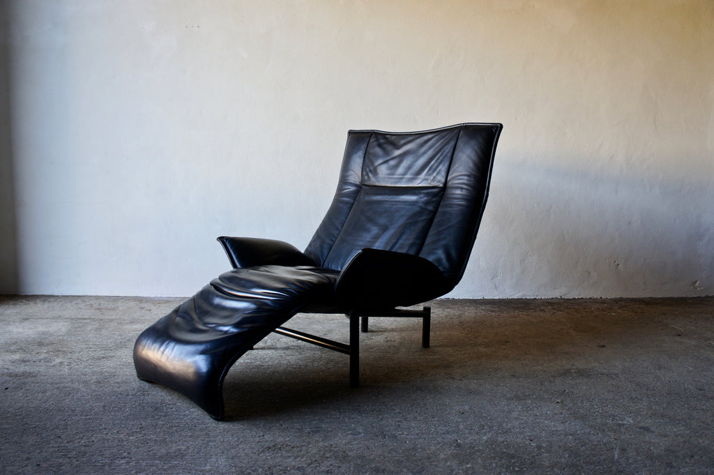 LEATHER VERANDA CHAIR BY VICO MAGISTRETTI FOR CASSINA – punch the clock