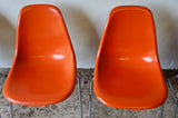 6 FIBREGLASS EAMES DSS CHAIRS BY HERMAN MILLER 1976
