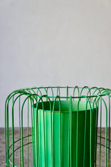 LARGE GREEN WIRE PLANT HOLDERS