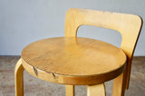 PAIR OF VINTAGE ALVAR AALTO K65 HIGH CHAIRS