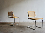 A PAIR OF CANTILEVER CESCA CHAIRS