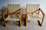 PAIR OF DIANA ARMCHAIRS BY KARIN MOBRING