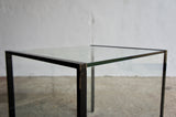 MINIMALIST GLASS SIDE TABLES